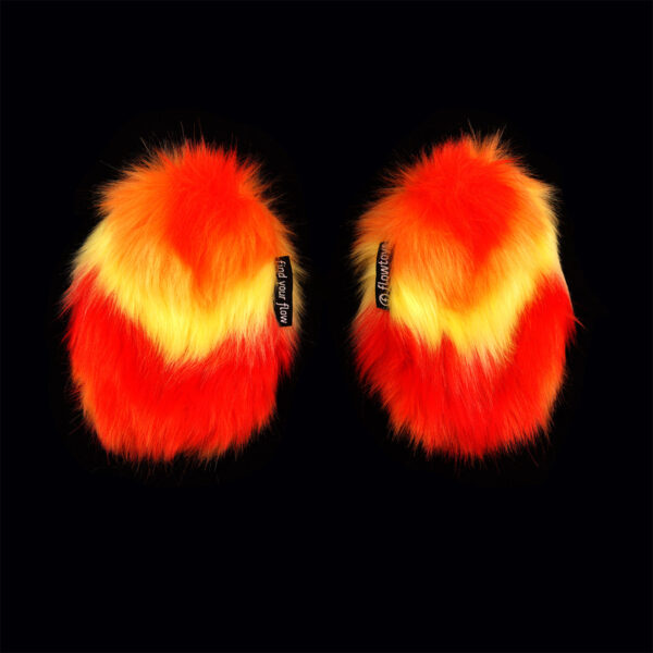 Flowtoys Fuzzy Covers - Flouro Fire