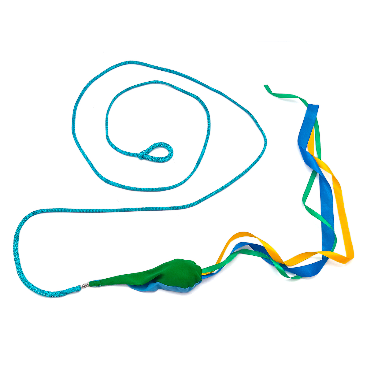 Ribbon Rope Dart by Flow DNA Green & Blue