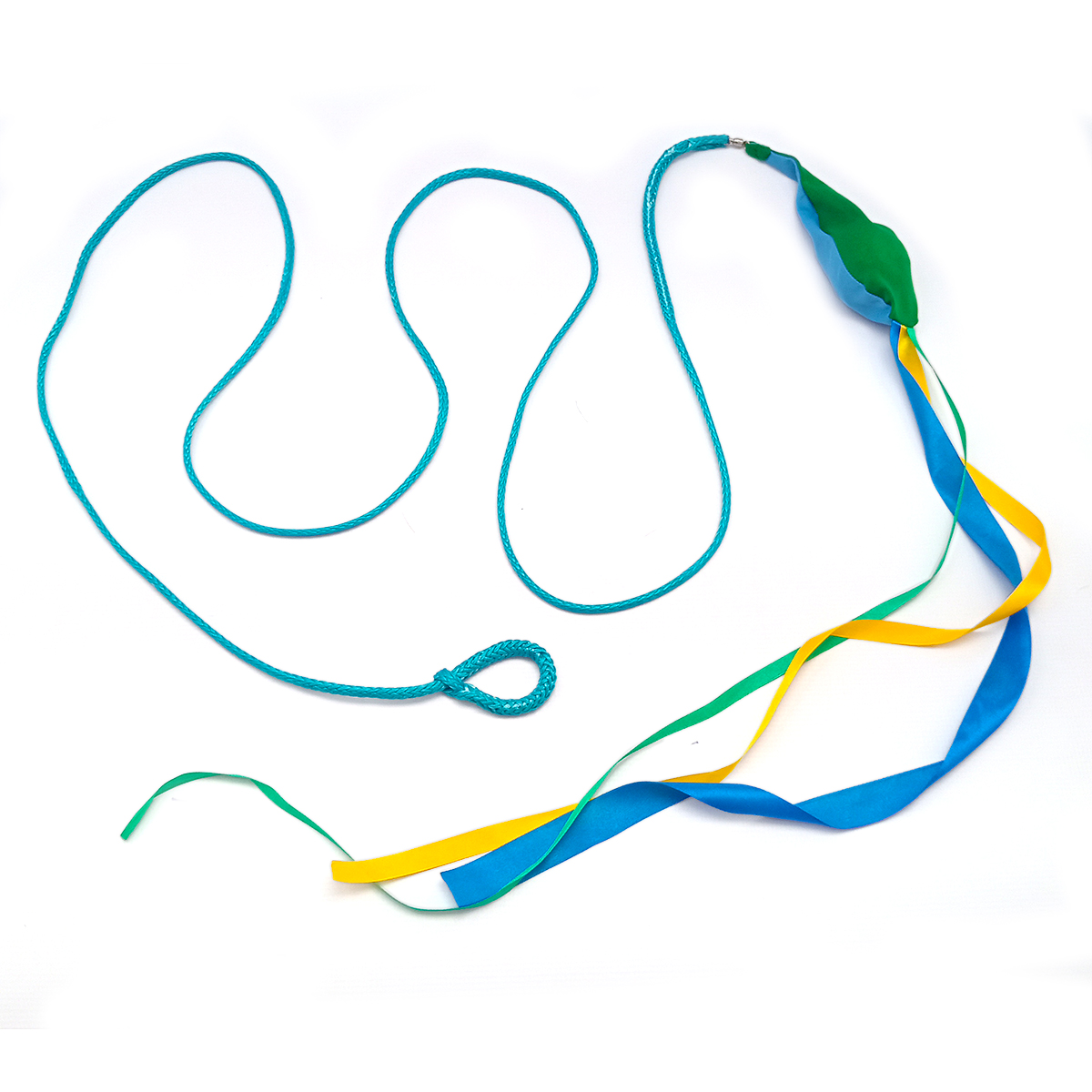 Ribbon Rope Dart by Flow DNA Green & Blue