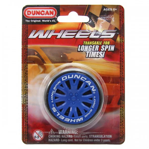 Duncan Wheels Yo-Yo in a Blister Pack - Blue