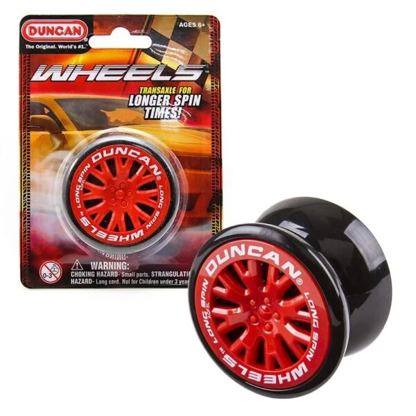 Duncan Wheels Yo-Yo in a Blister Pack - Red