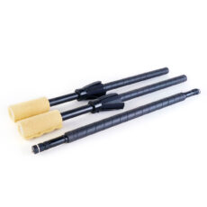 Threeworlds Fusion Contact Fire Staff - 3 Sections - EPDM grip - with Flowers