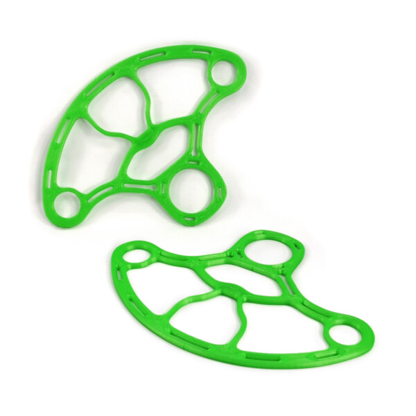 One Piece Mojura 3D Printed Fans - Big-Ring - UV Green