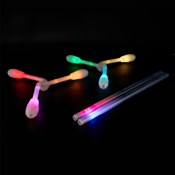 Threeworlds Lumi LED Dragon head and LED Contact Staff Ends Unassembled