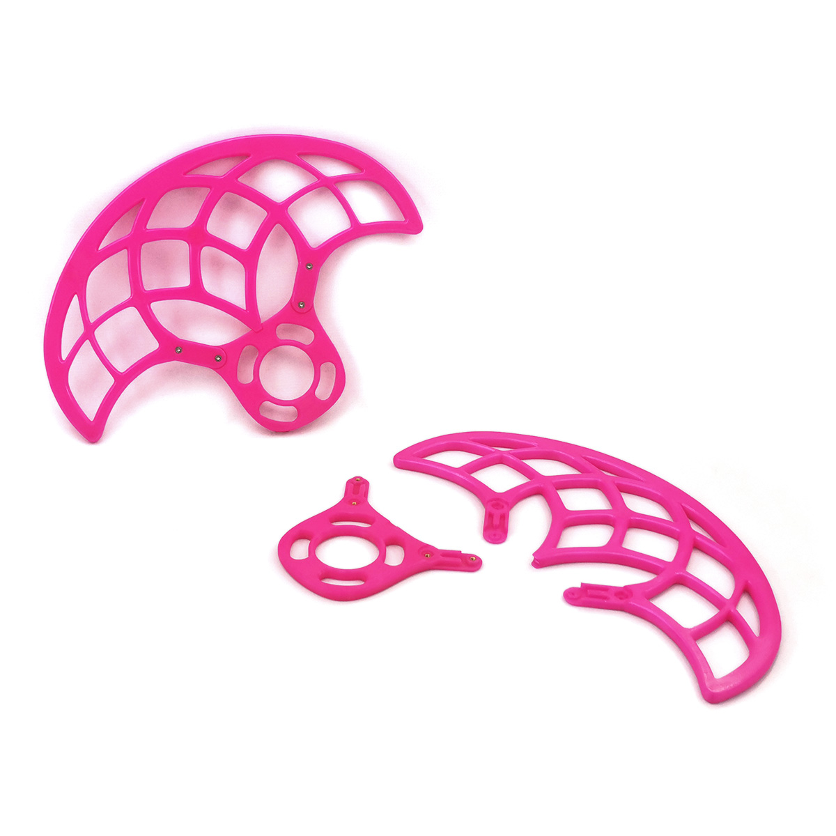 Flow DNA Mojuragrip Plumis Practice Fans - Extra Medium Ring - Neon Pink