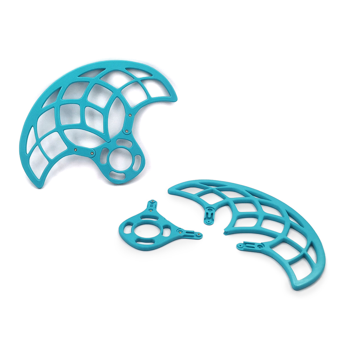 Flow DNA Mojuragrip Plumis Practice Fans - Extra Medium Ring - Turquoise