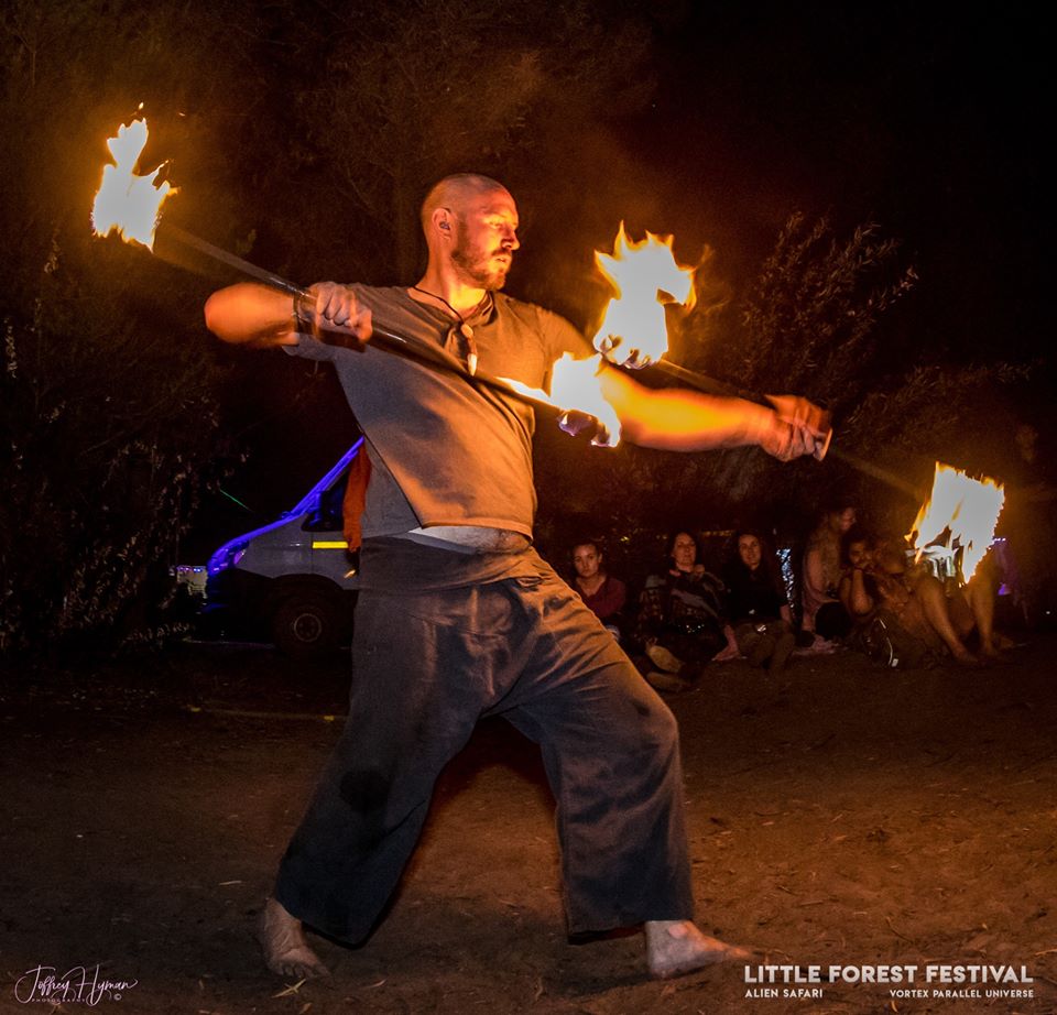 Little Forest Festival New Year 2020 Fire Circle