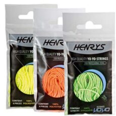 Henrys Pack of 6 x Neon Yo-Yo Strings (Type 6)